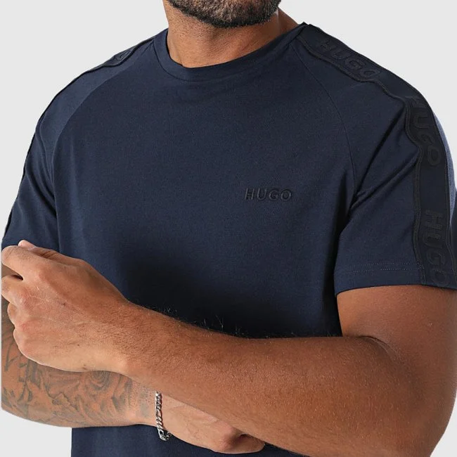 Camiseta Hugo Azul Marino Hombre