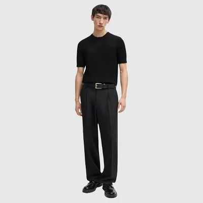 Camiseta Hugo Negra Hombre