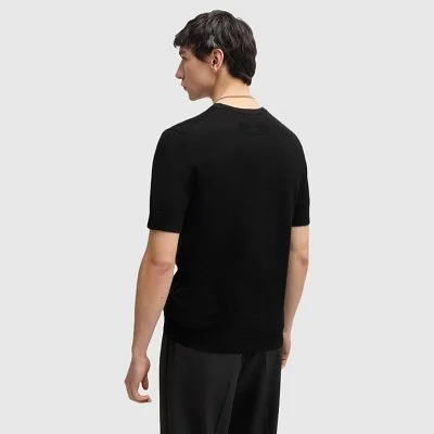 Camiseta Hugo Negra Hombre 2