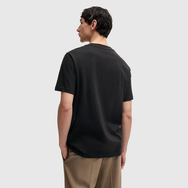 Camiseta Hugo Negra Hombre