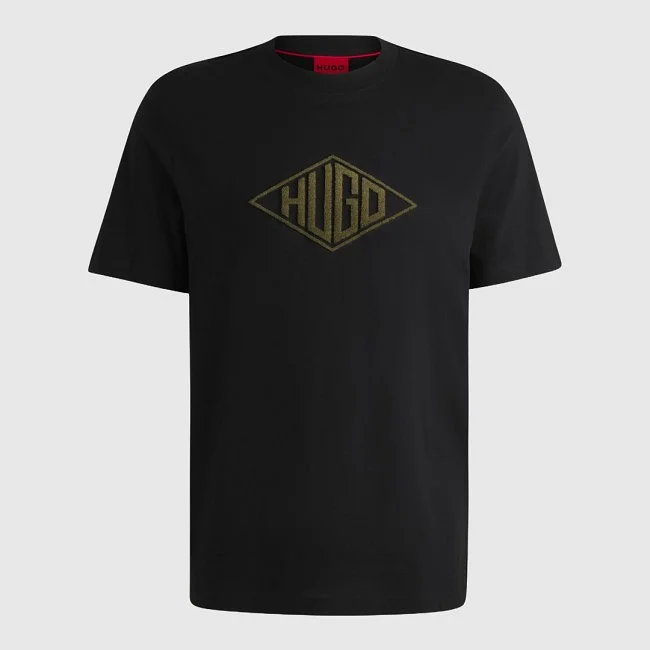 Camiseta Hugo Negra Hombre