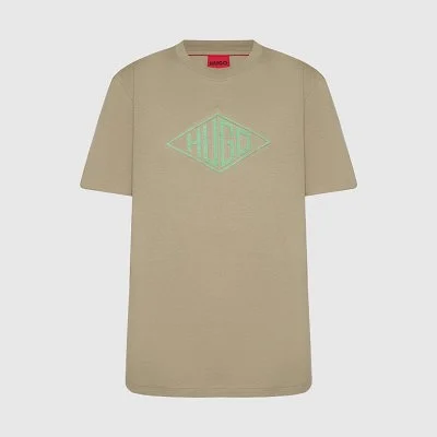Camiseta Hugo Beige Hombre...