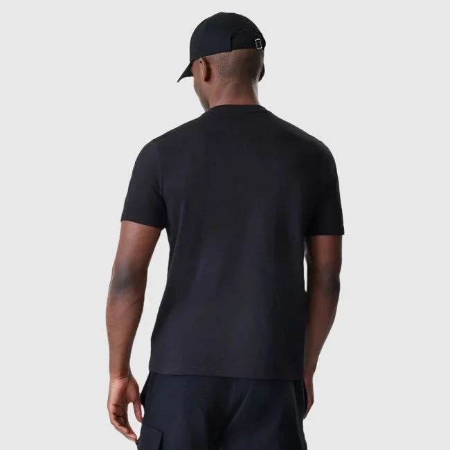Camiseta New Era Negra Hombre