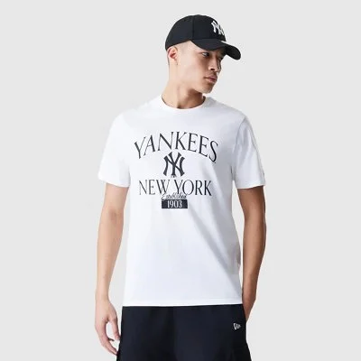 Camiseta New Era Blanca Hombre
