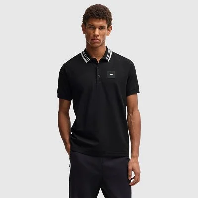 Polo Boss Negro Hombre