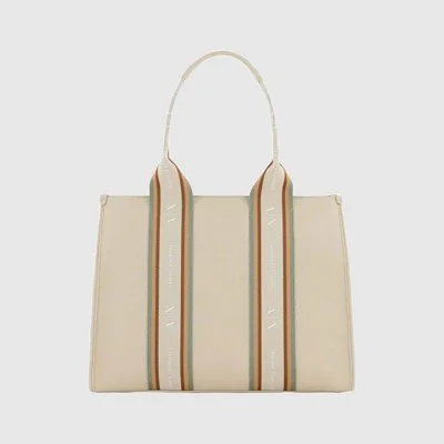 Bolso Armani Exchange Beige...