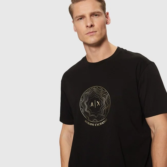 Camiseta Armani Exchange Negra Hombre