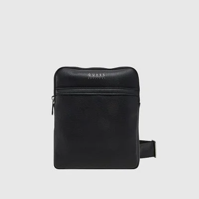 Bandolera Guess Negra Hombre