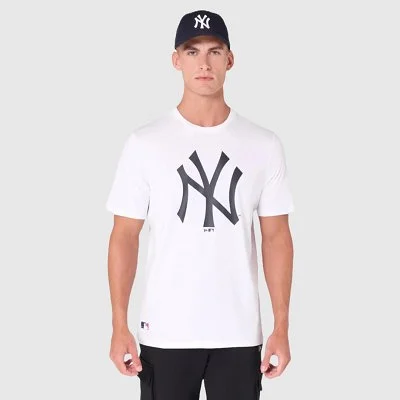 Camiseta New Era Blanca Hombre