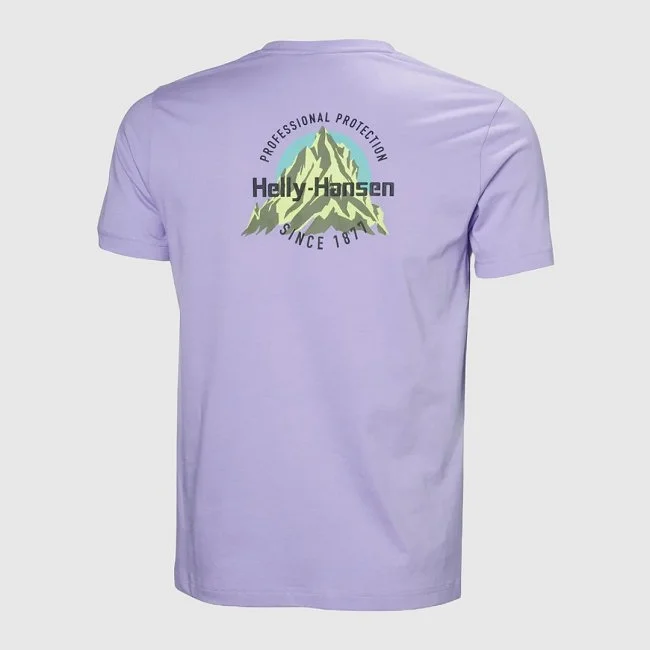 Camiseta Helly Hansen Lila Hombre