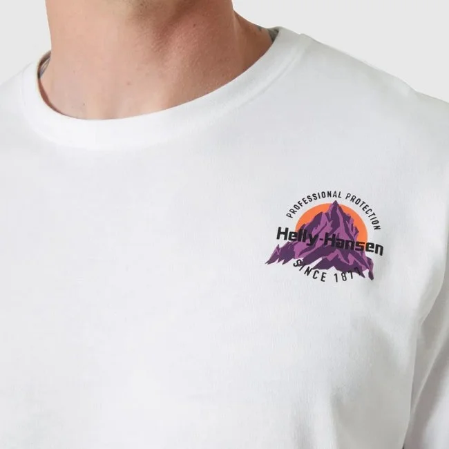 Camiseta Helly Hansen Blanca Hombre