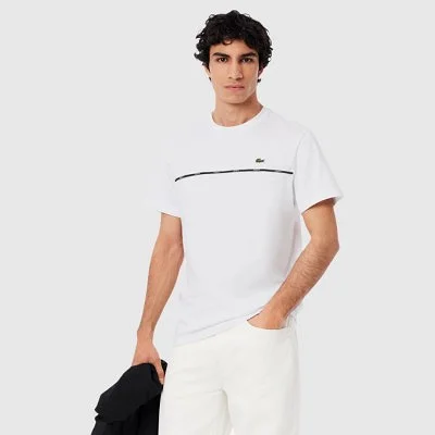 Camiseta Lacoste Blanca Hombre