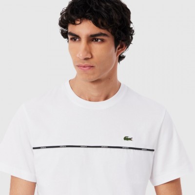 Camiseta Lacoste Blanca Hombre 2