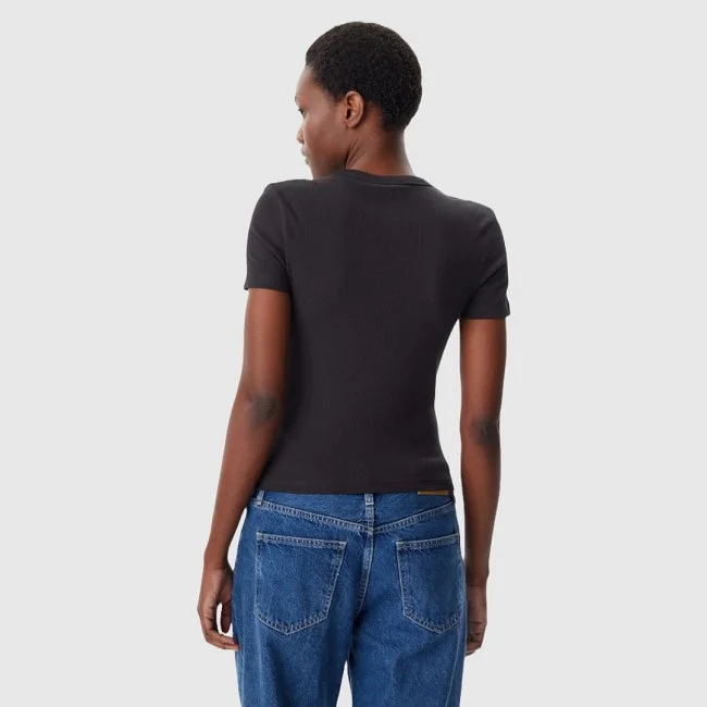 Camiseta Calvin Klein Negra Mujer