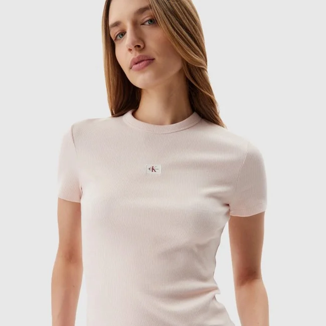 Camiseta Calvin Klein Rosa Mujer
