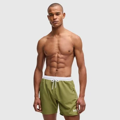 Bañador Boss Kaki Hombre
