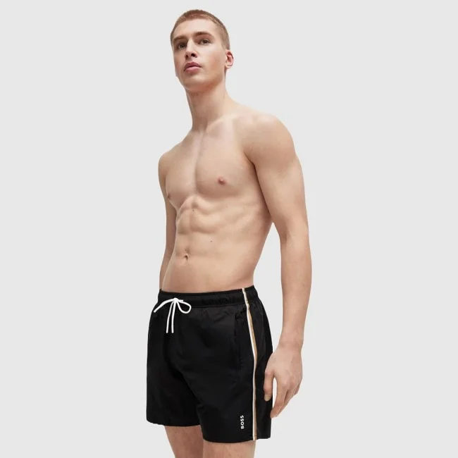 Bañador Boss Negro Hombre