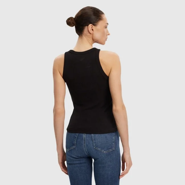 Camiseta Calvin Klein Negra Mujer