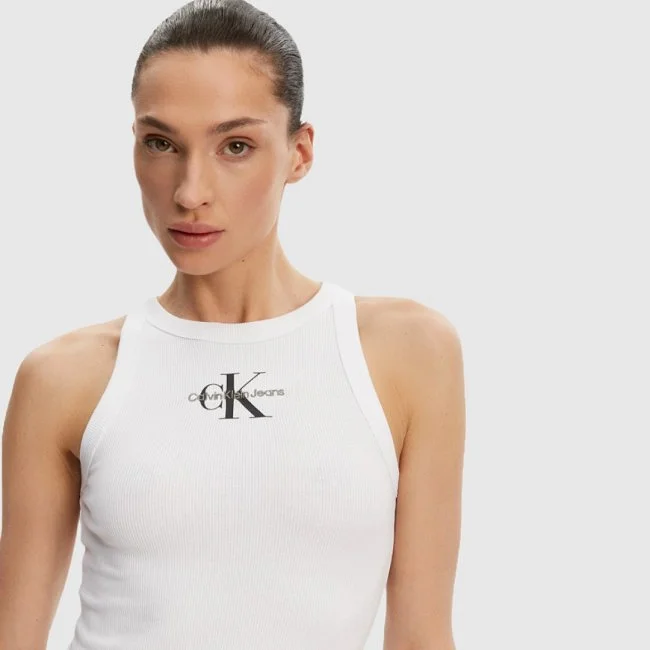 Camiseta Calvin Klein Blanca Mujer