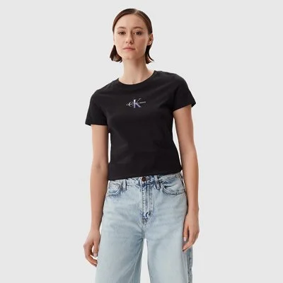 Camiseta Calvin Klein Negra...