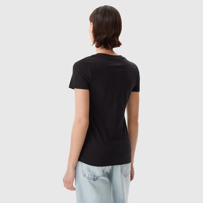 Camiseta Calvin Klein Negra Mujer