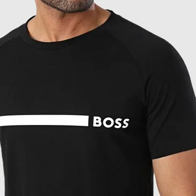 Camiseta Boss Negra Hombre 2