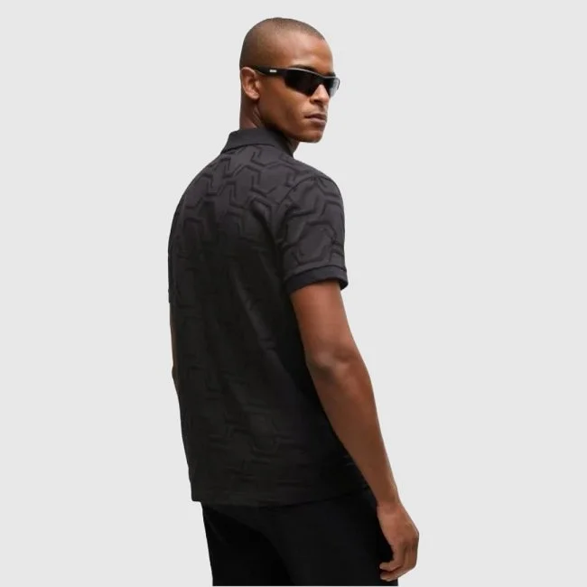 Polo Boss Negro Hombre