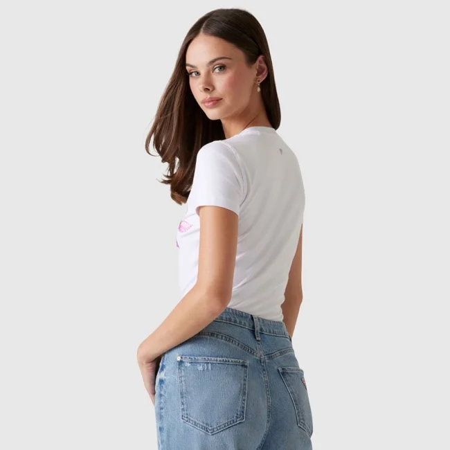 Camiseta Guess Blanca Mujer