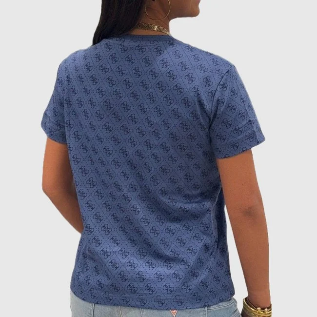 Camiseta Guess Azul Mujer