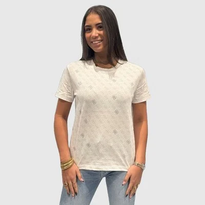 Camiseta Guess Blanca Mujer...