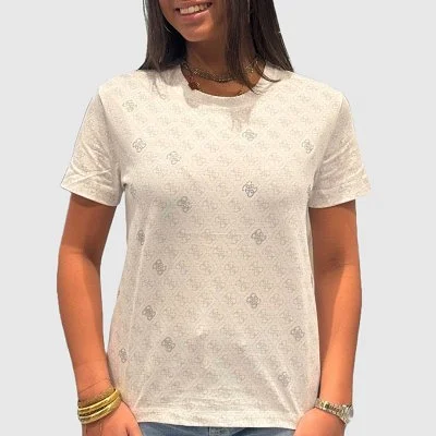 Camiseta Guess Blanca Mujer... 2