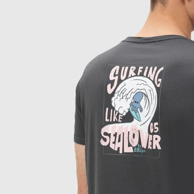 Camiseta El Pulpo Gris Hombre