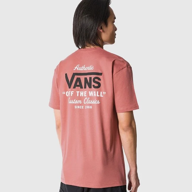 Camiseta Vans Rosa Hombre