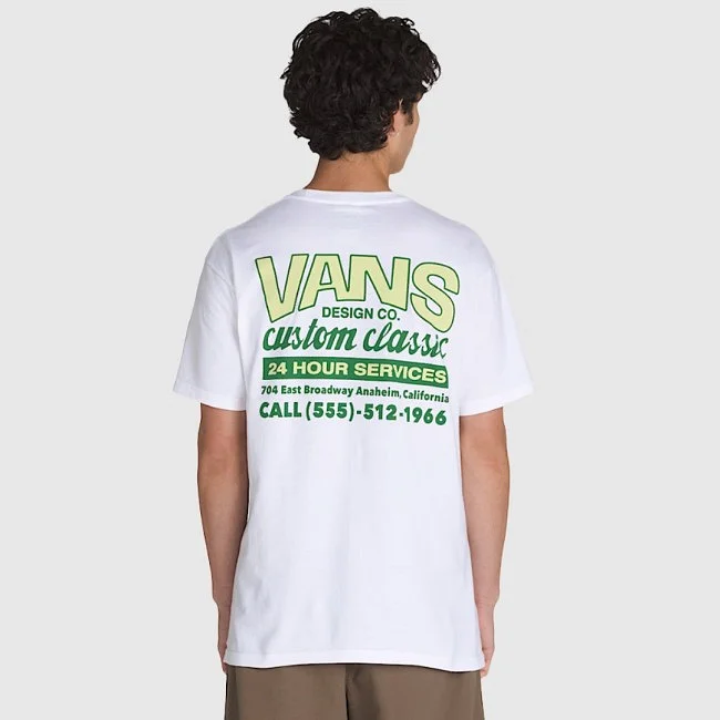 Camiseta Vans Blanca Hombre