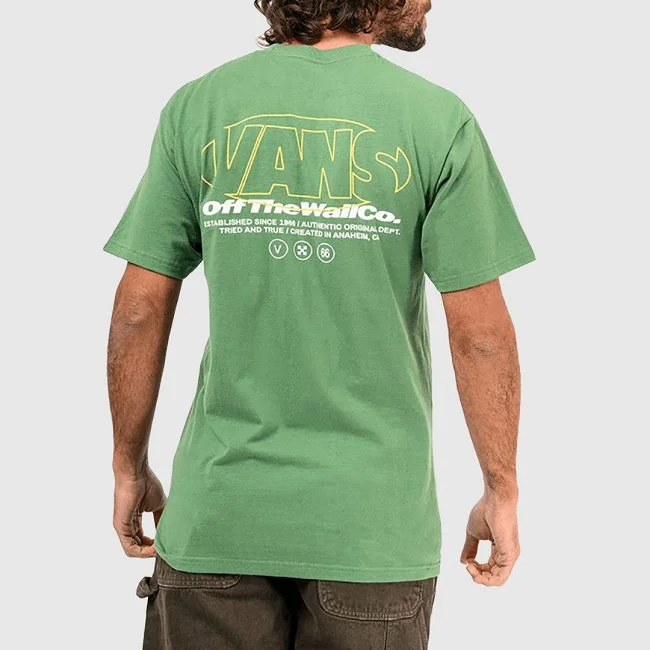 Camiseta Vans Verde Hombre