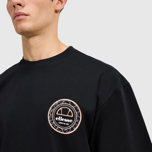 Camiseta Ellesse Negra Hombre