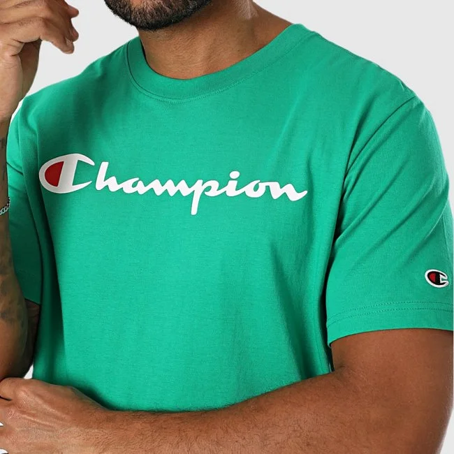 Camiseta Champion Verde Hombre