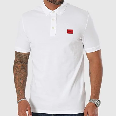 Polo Hugo Hombre Blanco