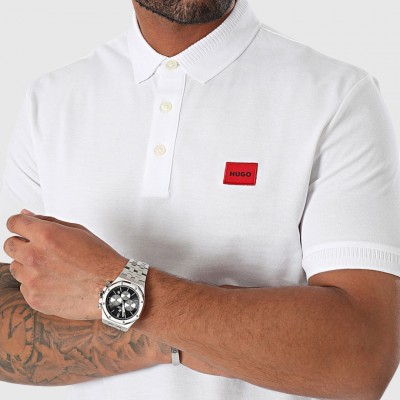 Polo Hugo Hombre Blanco 2