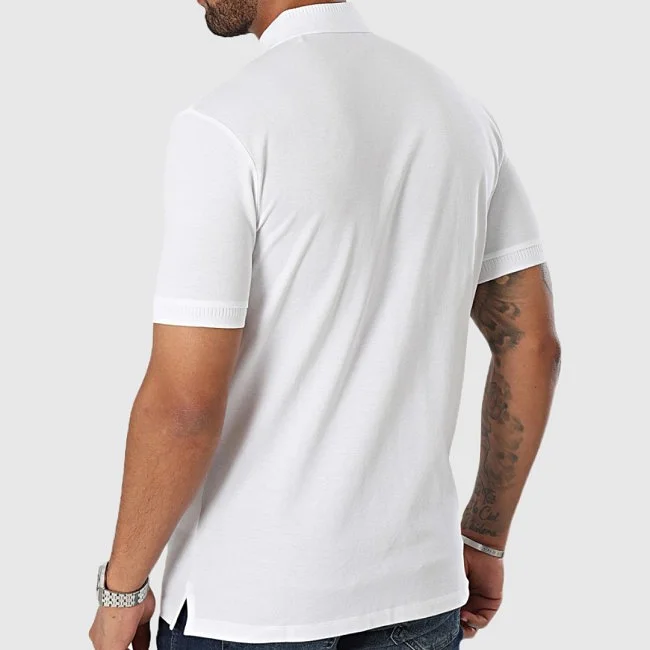 Polo Hugo Hombre Blanco
