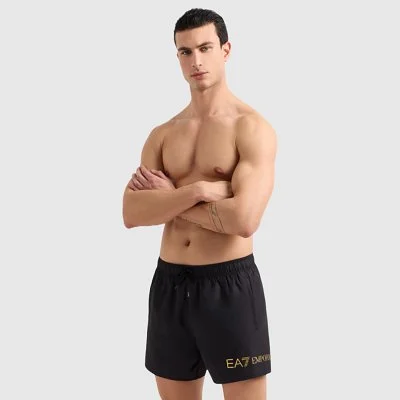 Bañador Armani Negro Hombre