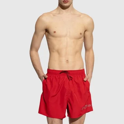 Bañador Armani Rojo Hombre
