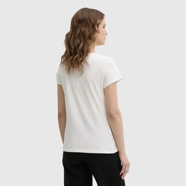 Camiseta Morgan Blanca Mujer Camiseta Morgan Blanca Mujer