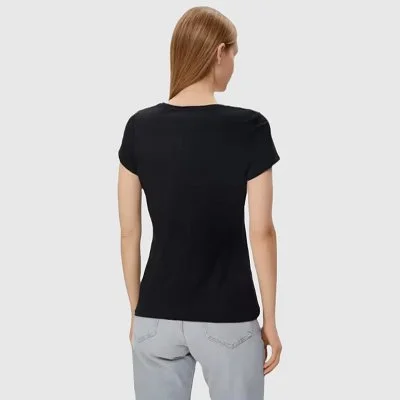 Camiseta Morgan Negra Mujer... 2