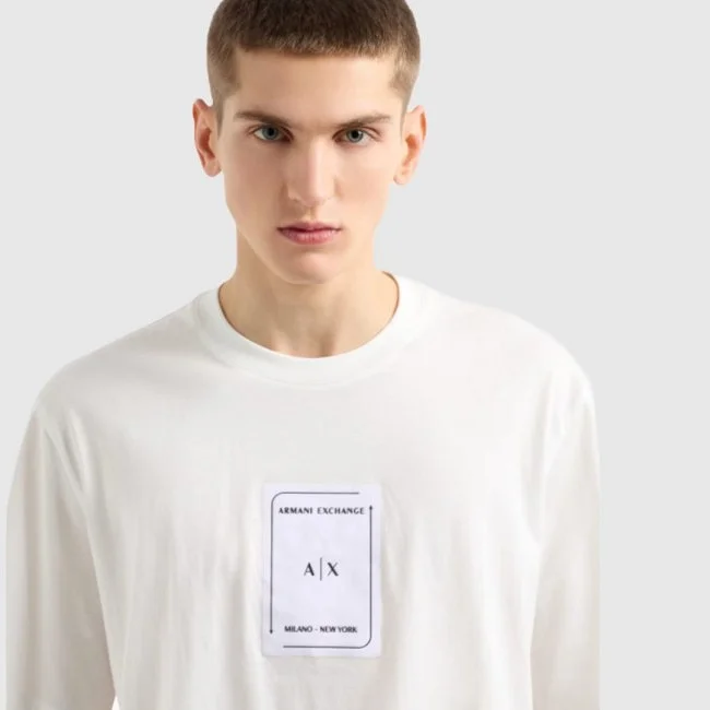 Camiseta Armani Exchange Blanca Hombre