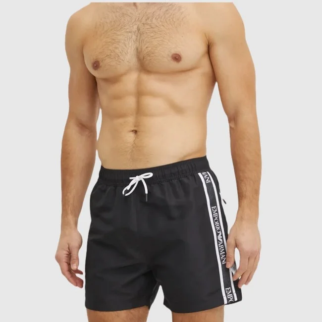 Bañador Armani Negro Hombre