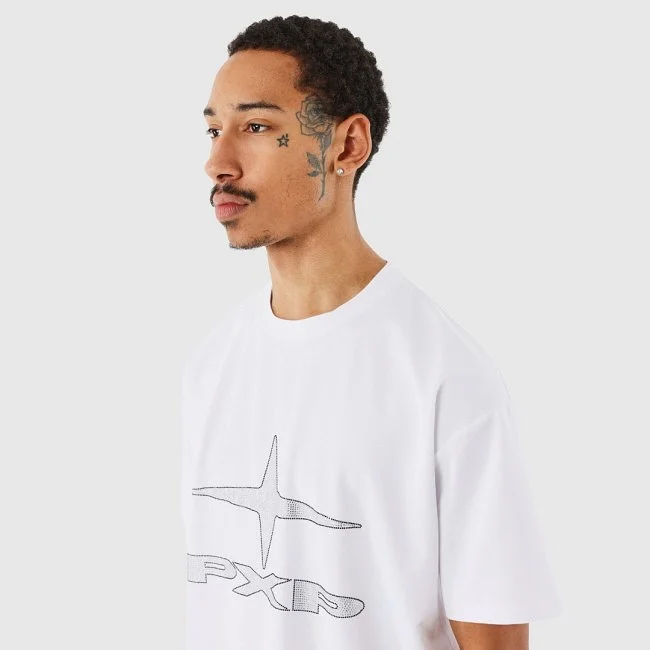 Camiseta Project x Paris Blanca Hombre