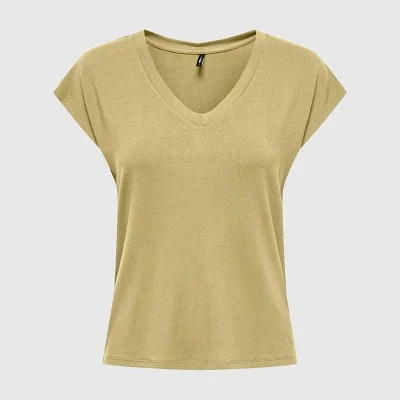 Camiseta ONLY Amarilla Mujer