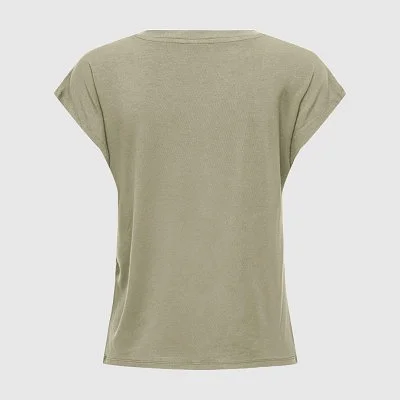 Camiseta ONLY Verde Mujer 2