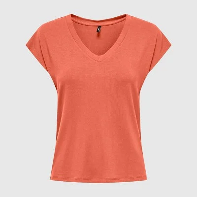 Camiseta ONLY Coral Mujer